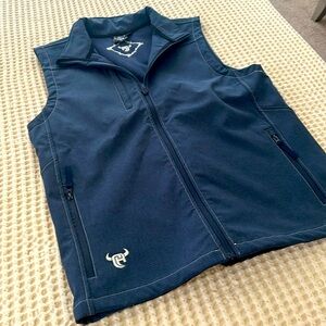 CODY JAMES WESTERN VEST DARK BLUE